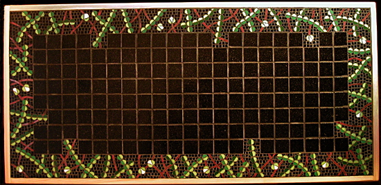 Soffbord i glasmosaik ca 70x120 cm  Privat